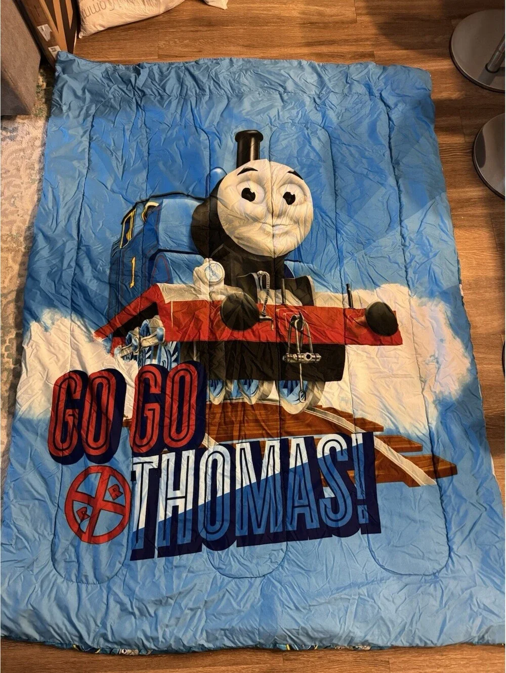 Thomas & Friends Go Go Thomas! Twin Comforter Blue Polyester Thomas Tank Engine